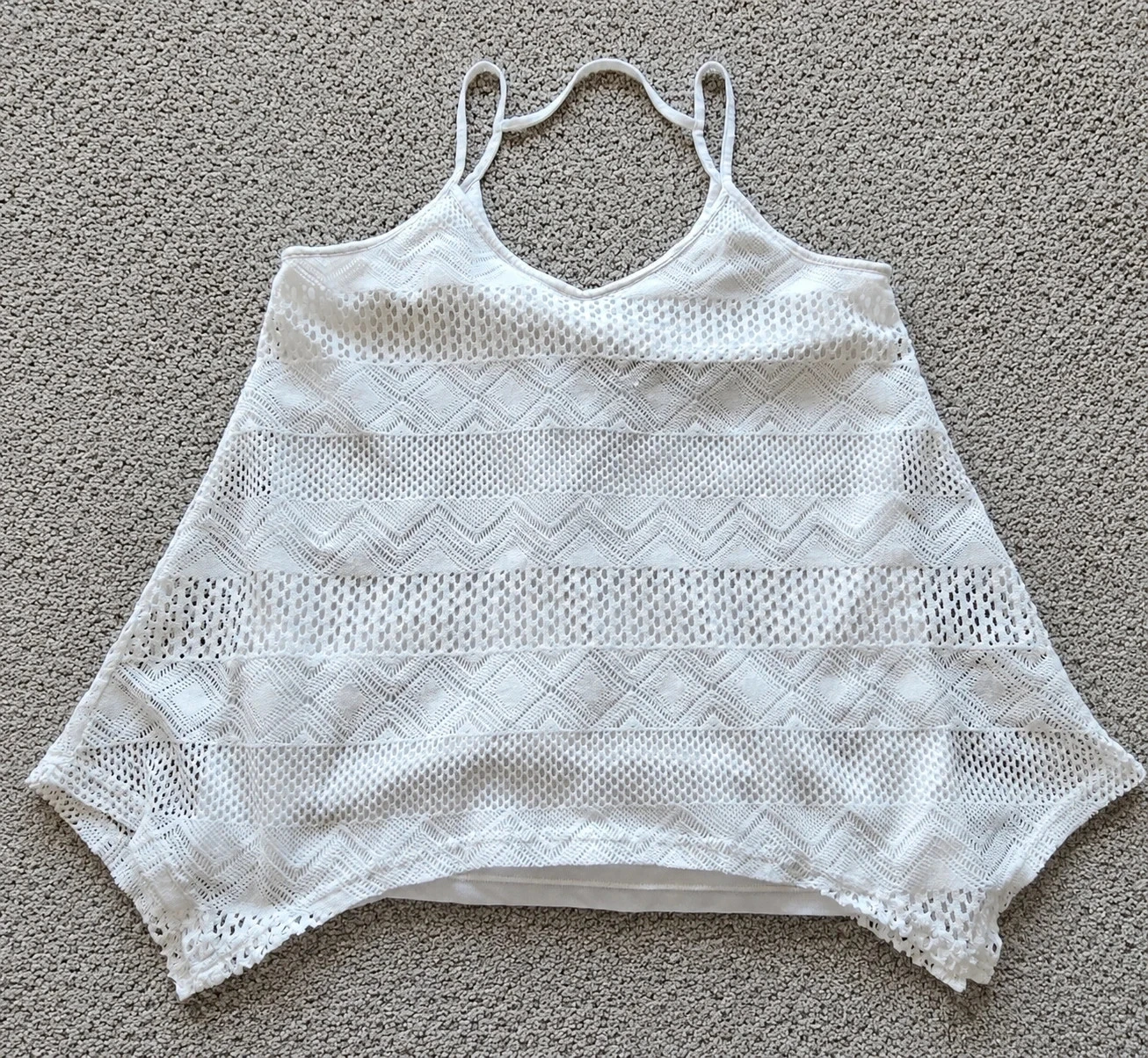 Top débardeur en dentelle Mosquitos – Taille S – Blanc – photo 2